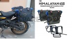 Fit For Royal Enfield New Himalayan 450 Canvas Pannier Bags With Mounting - SPAREZO